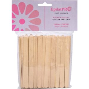 Spatule lemn Medii set 100buc - EpilatPRO