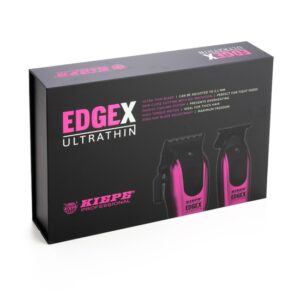 Imagine principala pentru Set KIEPE EDGEX - Masina de tuns + Masina de contur PINK, ideal in toate frizeriile.