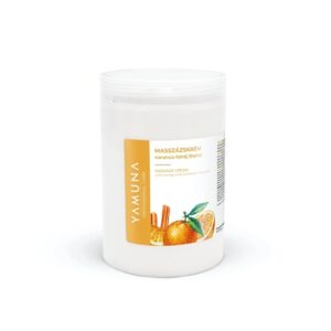 Imagine principala pentru Yamuna - Crema de Masaj cu Portocale si Scortisoara 1000 ml, ideala pentru masaj anticelulitic