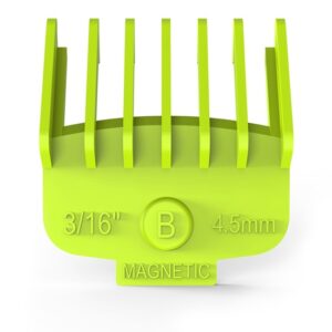 Imagine principala pentru Gratar intermediar 4.5 mm - ROVRA - Clip Magnetic - Verde, ideal pentru masinile de tuns.